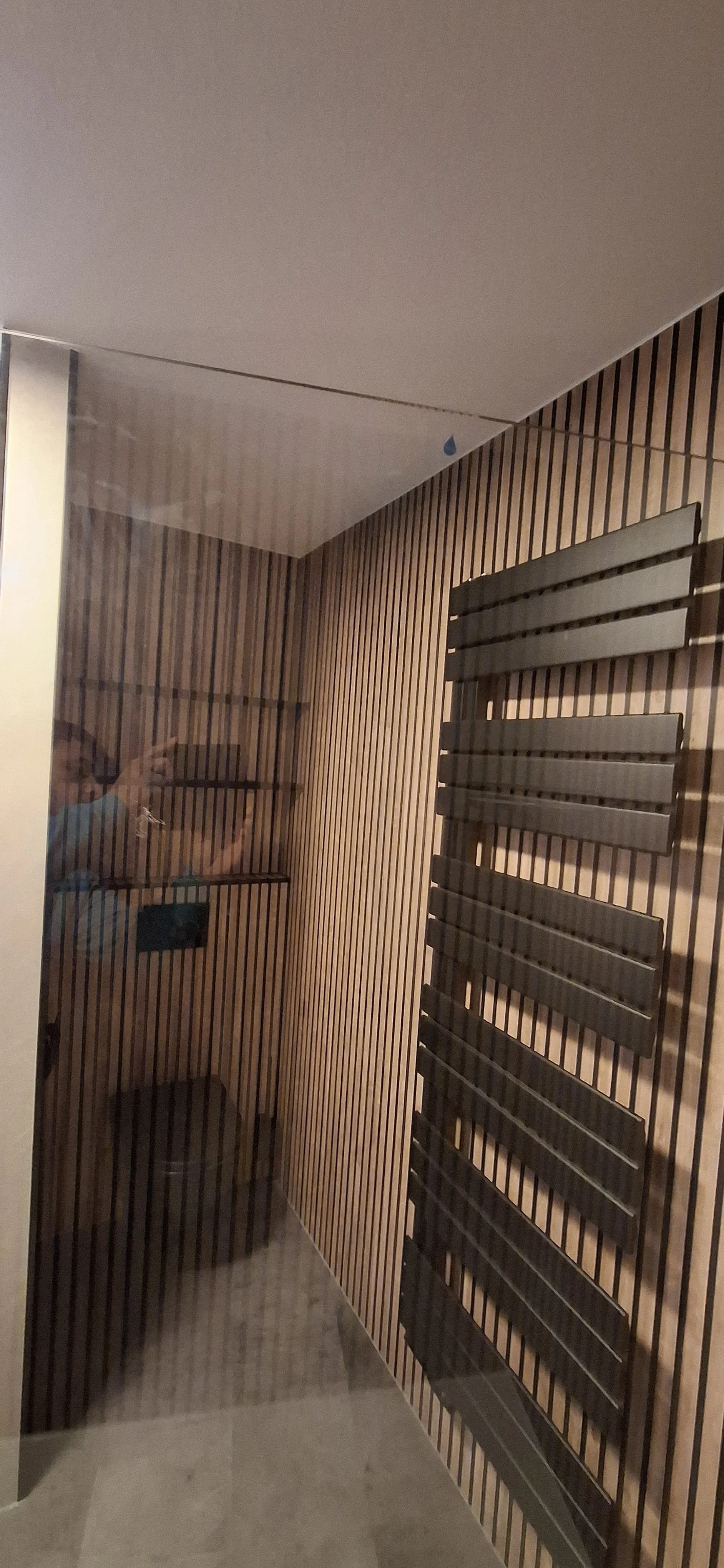 Veilige inloopdouche met glazen wand