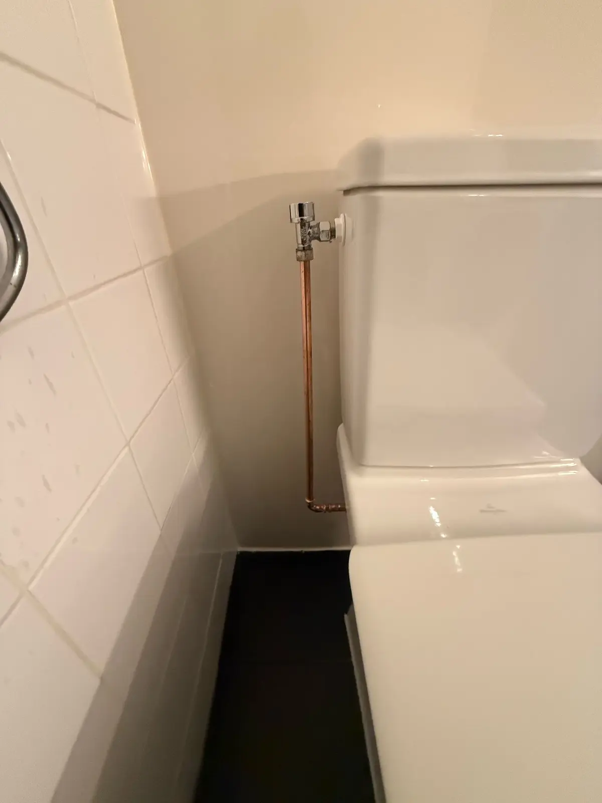Marmerlook badkamer voor renovatie