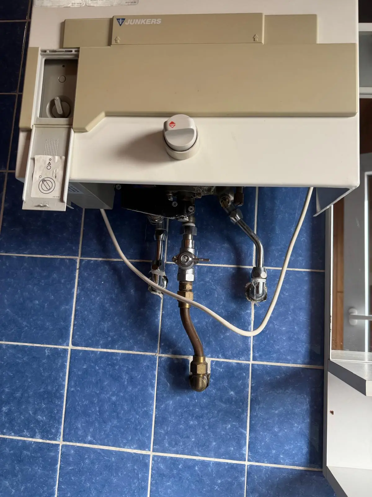 Marmerlook badkamer voor renovatie