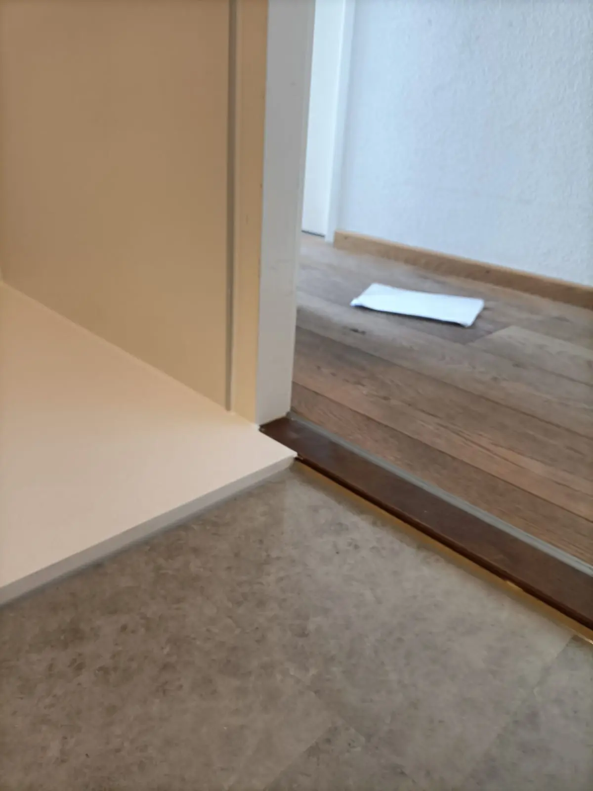 Marmerlook badkamer voor renovatie